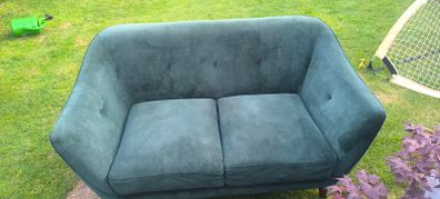 Two seater Sofa (Green Velvet)