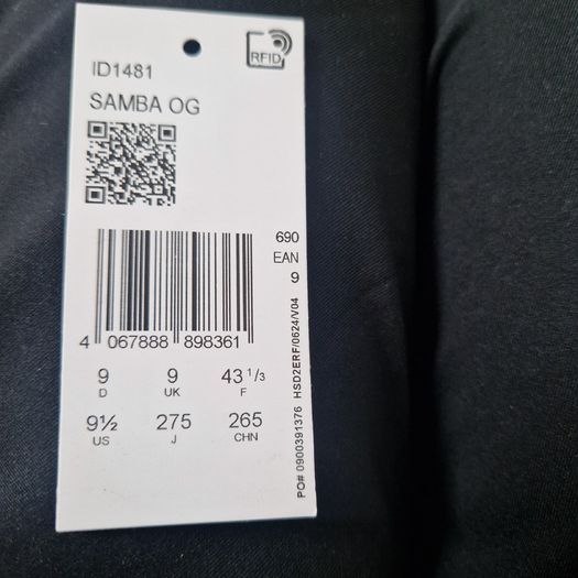 Adidas Samba OG trainers