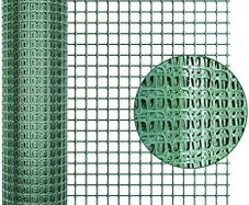 Plastic Garden Fence Animal Barrier, 1 x 20M [Heavy Duty] Outdoor Safety Temporary Fence Plastic Fencing Roll with 30Pcs Cable Ties, Reusable Netting for Construction Rabbits Chicken Lawn (Green)