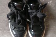 puma patent leather trainers