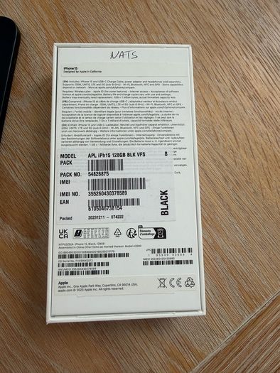 Apple iphone 15