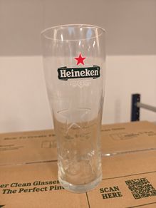 Box of 24 New Heineken Pint Glasses