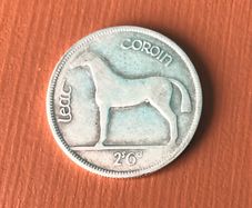 Irish silver half crown