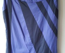 Skunk Funk Purple and Navy  Dress
