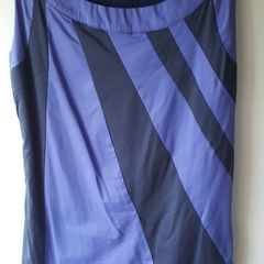 Skunk Funk Purple and Navy  Dress