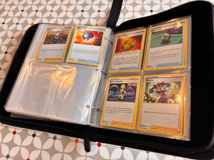 Pokemon folder and cards