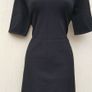 New With Tags Karen Millen Black Frill Hem Tunic Knit Mini Jumper Dress Image 5