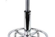 MULTIPLE COLOURS AVAILABLE  PU Leather Round Rolling Stool with Foot Rest Swivel Height Adjustment Spa Drafting Salon Tattoo Work Office Massage Stools Task Chair Small