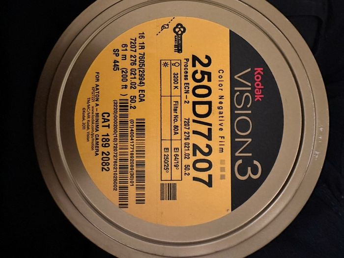 Kodak 200T / 7213 , 250D / 7207 16mm Film
