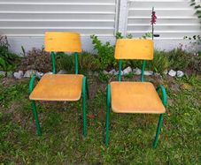 2 School chairs