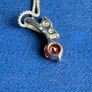 Sterling Silver Cherry Necklace Image 3