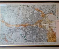 Antique Dublin City Map