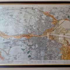 Antique Dublin City Map