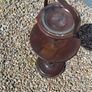 Vintage Mahogany Smoking Stand 2-Tier Side Table Image 4
