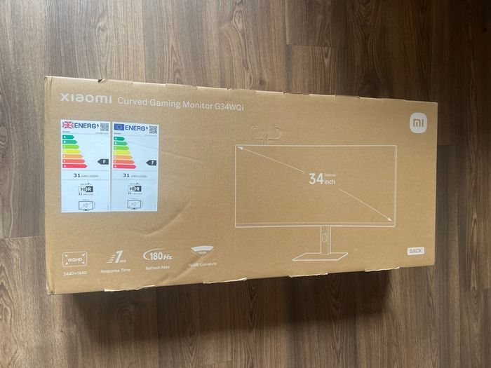 XIAOMI 34" Curved Gaming Monitor - Brand new in box