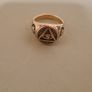 Mens large ring gold coloured Image 5