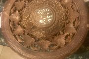 Small hand craved table free postage