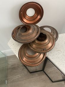 Lighting Copper Ceiling Medallions.