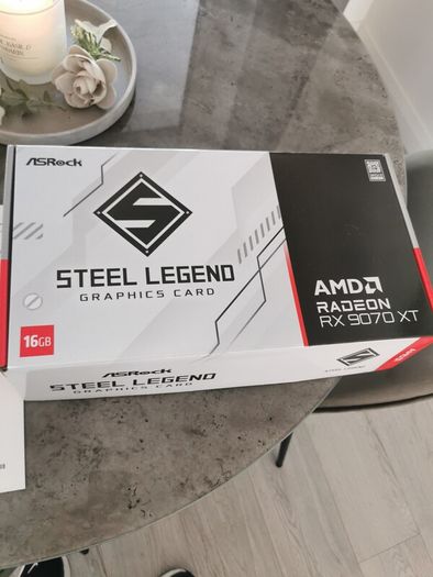asrock rx 9070 xt steel legend white