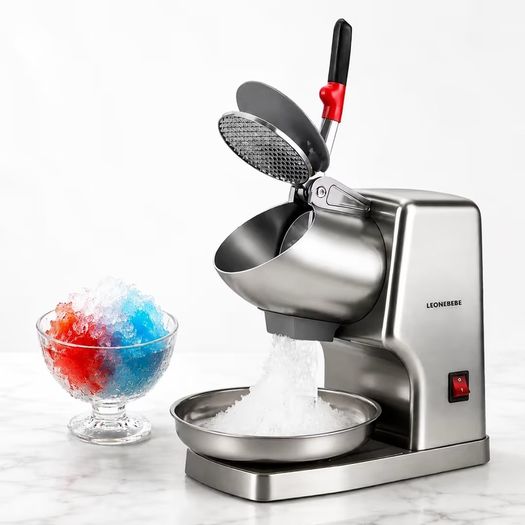 LEONEBEBE Electric Ice Crusher / Shaved Ice Machine