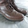 Mens Clarks Leather Boots Uk. 7 Image 2