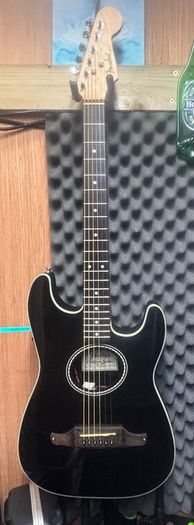 Fender Stratacoustic with Fishman Pickup.