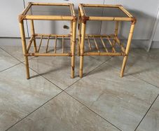 Wickerwork lockers 56cm high x 41cm wide