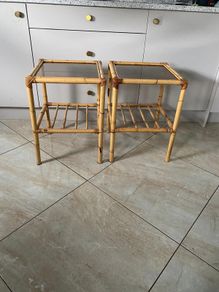 Wickerwork lockers 56cm high x 41cm wide
