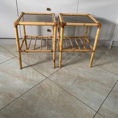 Wickerwork lockers 56cm high x 41cm wide