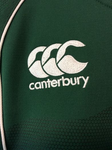 Ireland Rugby Jersey. Grand Slam Winning Jersey 2009. Official Canterbury Mens Home Jersey. Authentic Original From 2009. Not A Modern Day Remake.