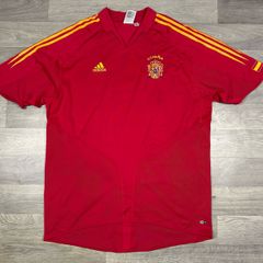 Vintage 2004 Adidas Spain Home Jersey Shirt Mens XL