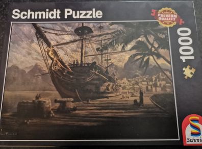 Schmidt jigsaw puzzle. Ship. 1000 pieces