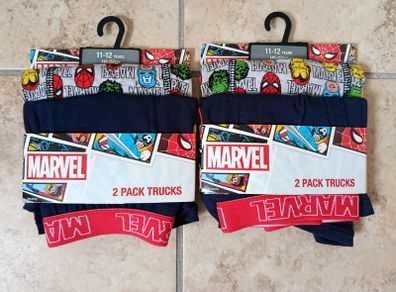 Marvel Spider-Man 2x 2 Pack Boys Trunks 11-12 Years 146/152 cm 95% cotton NEW