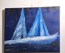 Sailing in the blue