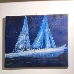 Sailing in the blue