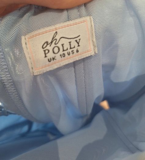 Oh Polly embellished Corset Mini Dress in Sky Blue