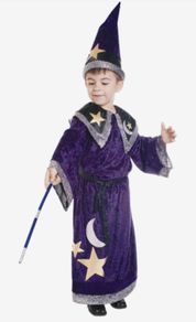 WIZARD costume unisex size 12-14 years