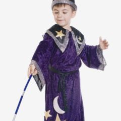WIZARD costume unisex size 12-14 years
