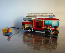 Lego City Fire Truck 60002, used.