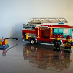 Lego City Fire Truck 60002, used.