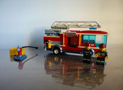 Lego City Fire Truck 60002, used.