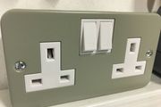 Twin Metal Clad Surface Sockets Switched Double Sockets