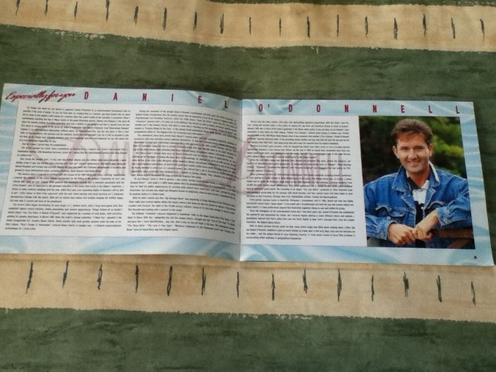 Daniel O Donnell Especially for You Official World Tour 1994 Brochure Irish