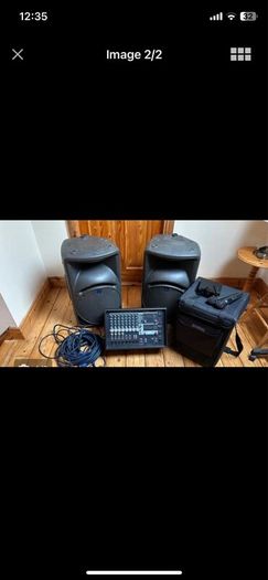 PA Equipment  Mackie C300 and Yamaha EMX312SC