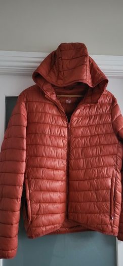 DUNNES Orange Lite Puffer UNISEX - Size M (Fit 12 Ladies)