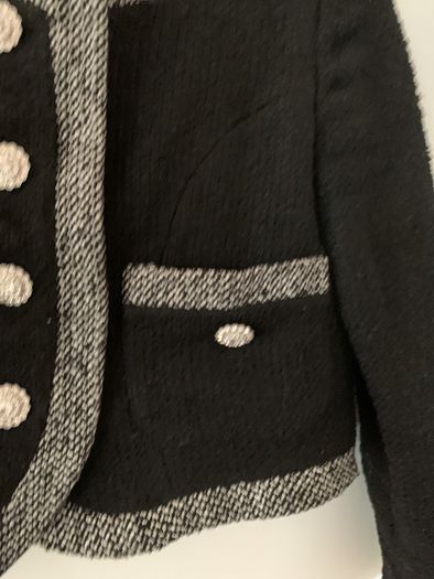 Cropped boucle jacket