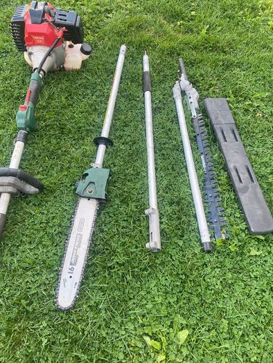43cc  petrol multitool - strimmer, pole saw and hedge cutter