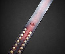 hand made leather paddle