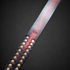 hand made leather paddle