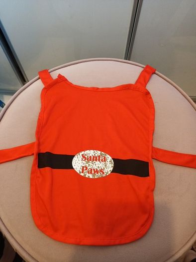 Small santa dog coat